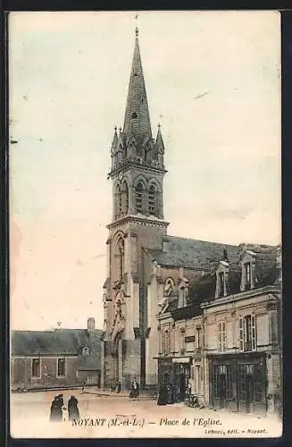 AK Noyant, Place de l`Église