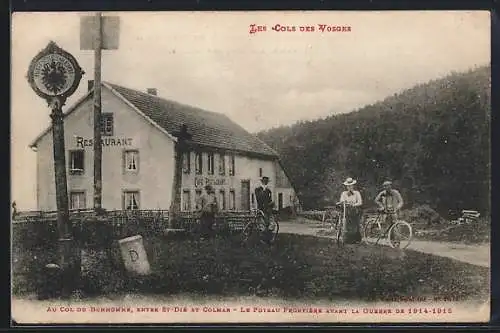 AK St-Dié /Col du Bonhomme, Le Poteau Frontière avant la Guerre de 1914-1915