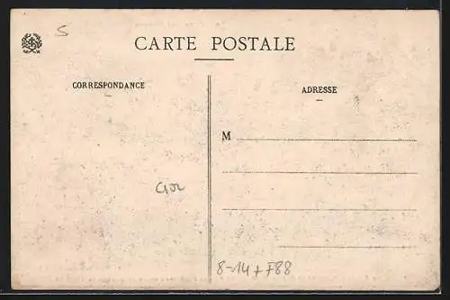 AK St-Dié /Col du Bonhomme, Le Poteau Frontière avant la Guerre de 1914-1915