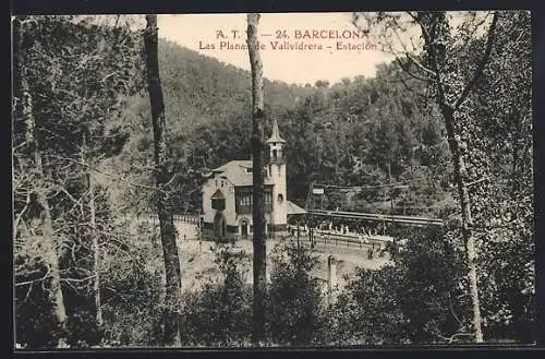 AK Barcelona, Las Planas de Vallvidrera, Estación