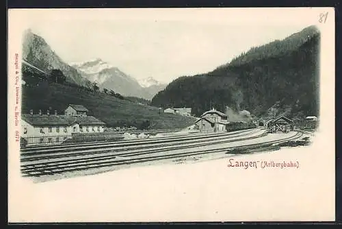 AK Langen, Bahnhof der Arlbergbahn