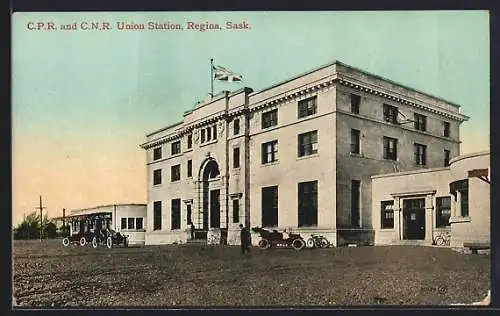 AK Regina /Sask., CPR and CNR Union Station