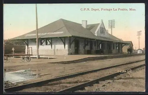 AK Portage La Prairie /Man., CPR Depot