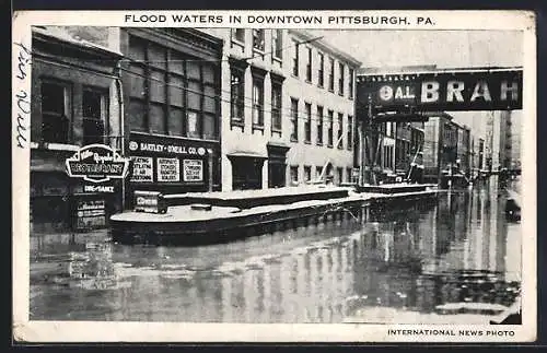 AK Pittsburgh, PA, Flood Waters in Downtown