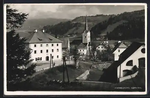 AK Himmelberg /Kärnten, Teilansicht mit der Kirche