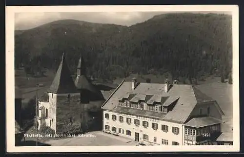 AK Flattnitz /Kärnten, Alpenhotel Flattnitz mit Bockbühel