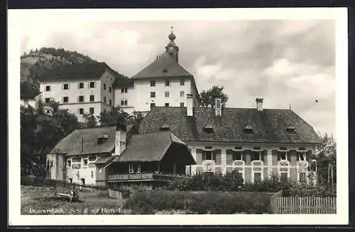 AK Donnersbach, Schloss mit Herrenhaus