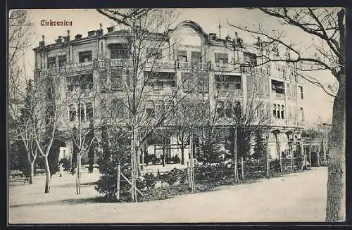 AK Cirkvenica, Hotel Miramare im Sonnenschein