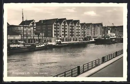 AK Königsberg i. Pr., Alte Speicher