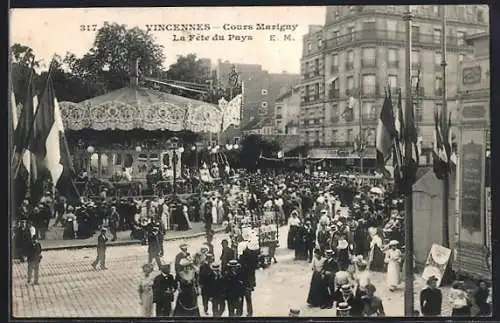 AK Vincennes, Cours Marigny, La Fête du Pays