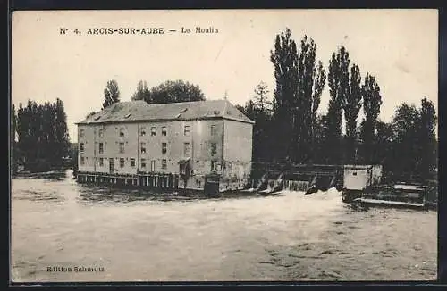 AK Arcis-sur-Aube, Le Moulin