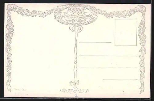 Künstler-AK Brüder Kohn (B.K.W.I) Nr.75.6: Wien, Blick auf das Beethoven-Haus