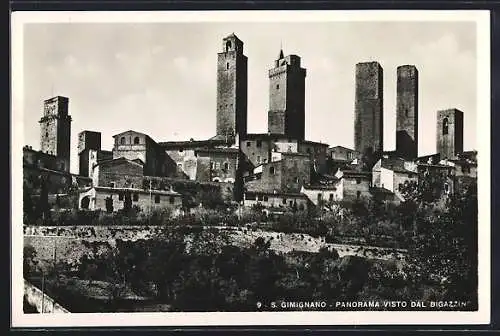 AK San Gimignano, Panorama visto dal Bigazzino