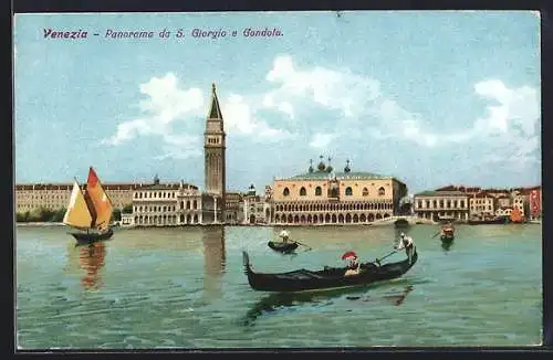 AK Venezia, Panorama da S.Giorgio e Gondola