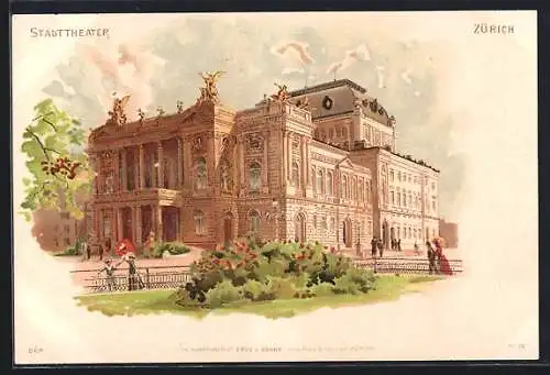 Lithographie Zürich, Stadttheater