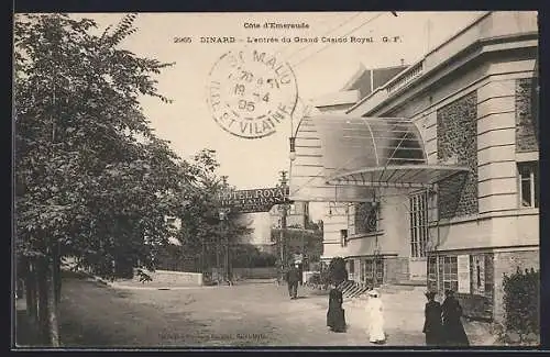 AK Dinard, Entrée du Grand Casino Royal et Hôtel Royal