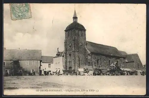 AK Le Grand-Fougeray, L`église des XIIe, XVe et XVIIe siècles