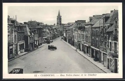 AK Combourg, Rue Notre-Dame et le Clocher