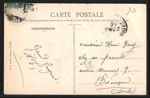 AK Dinard, Le Boulevard de l`Écluse et l`Hôtel des Terrasses