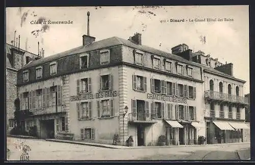 AK Dinard, Le Grand Hôtel des Bains sur la Côte d`Émeraude