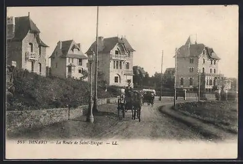 AK Dinard, La Route de Saint-Énogat