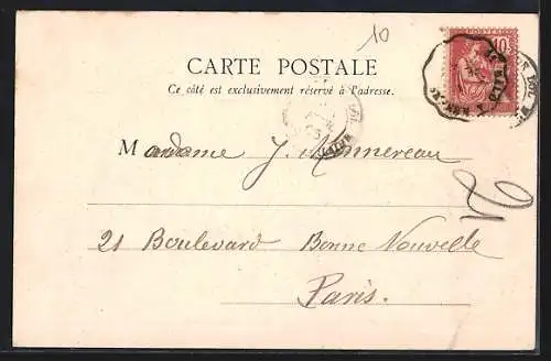 AK Dol-de-Bretagne, Vue de la Grande Rue avec marché animé et tentes