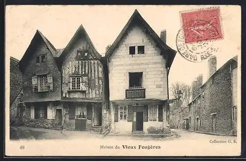 AK Fougères, Maison du Vieux Fougères avec architecture traditionnelle