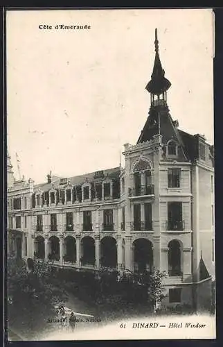 AK Dinard, Hôtel Windsor sur la Côte d`Émeraude