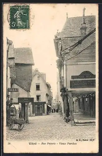 AK Vitré, Rue Poterie, Vieux Porches