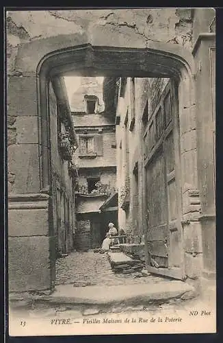 AK Vitré, Vieilles Maisons de la Rue de la Poterie