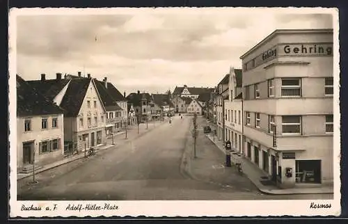 AK Buchau a. F.,  Platz und Handlung Gehring