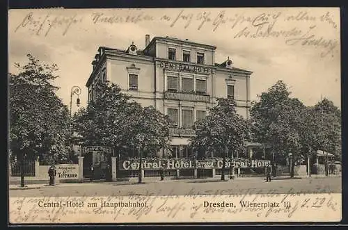 AK Dresden, Cantral-Hotel am Hauptbahnhof