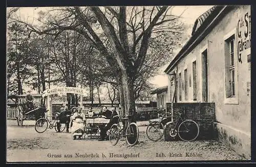 AK Hennigsdorf, Gasthaus Neubrück