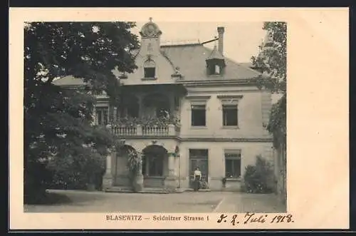 AK Dresden-Blasewitz, Villa Seidnitzer Strasse 1