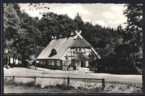 AK Borstel /Krs. Soltau, Gasthaus Löns-Klause von Rud. Lühr