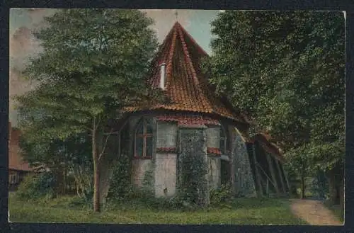 AK Bispingen /Lüneburger Heide, Alte Heidekirche a. d. 13 Jh.