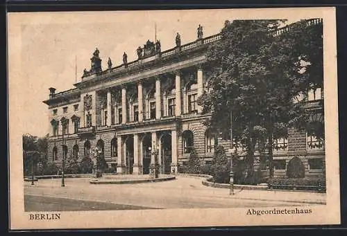 AK Berlin, Das Abgeordnetenhaus, Prinz-Albrecht-Strasse