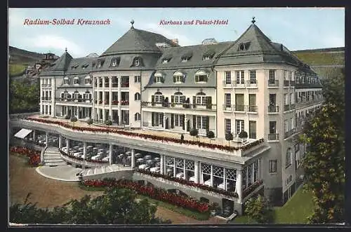 AK Kreuznach, Kurhaus und Palast-Hotel