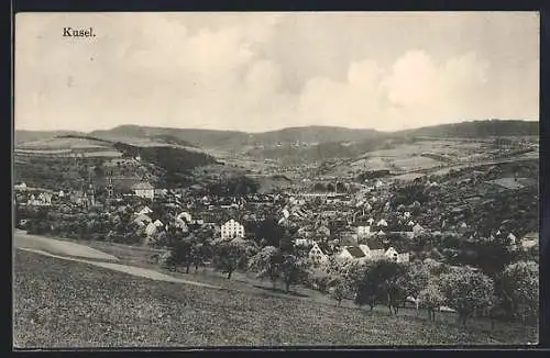 AK Kusel, Gesamtansicht von einem Feld aus