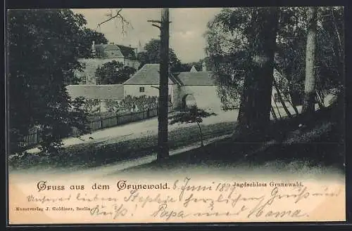 AK Berlin-Grunewald, Jagdschloss Grunewald