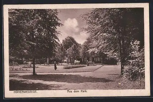 AK Hohenwestedt, Aus dem Park