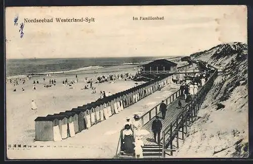 AK Westerland-Sylt, Nordseebad, Im Familienbad