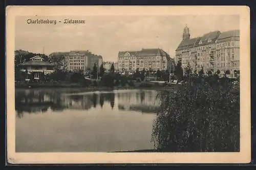 AK Berlin-Charlottenburg, Blick auf den Lietzensee