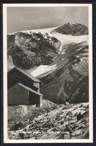 AK Spanagelhaus, Berghütte mit Ritterspitze