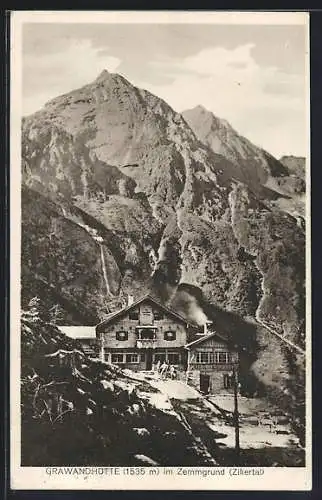 AK Grawandhütte, Berghütte mit Zemmgrund