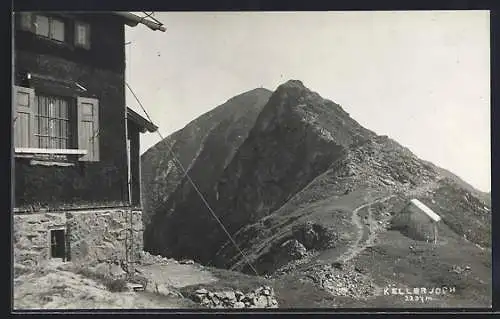 AK Kellerjochhütte, Berghütte mit Panorama