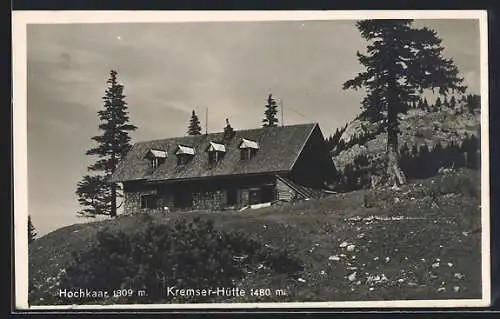 AK Kremser-Hütte, Berghütte am Hochkaar