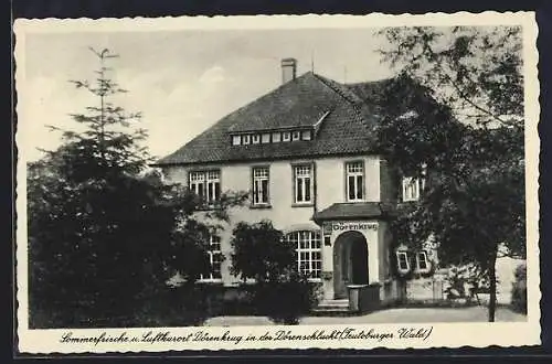 AK Dörenschlucht /Teutoburger Wald, Gasthaus Dörenkrug von A. Habermann