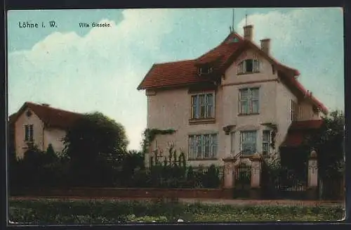 AK Löhne i. W., Hotel Villa Gieseke