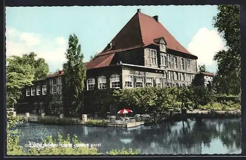 AK Gelsenkirchen-Horst, Schloss Horst mit Cafe